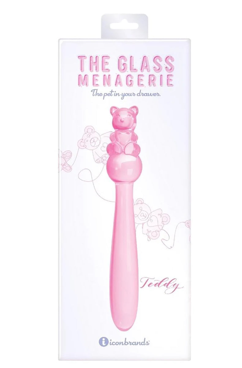 Glass Teddy Bear Dildo | Pink Borosilicate Hand Blown TWU Glass Teddy Bear Dildo | Pink Borosilicate Hand Blown TWU