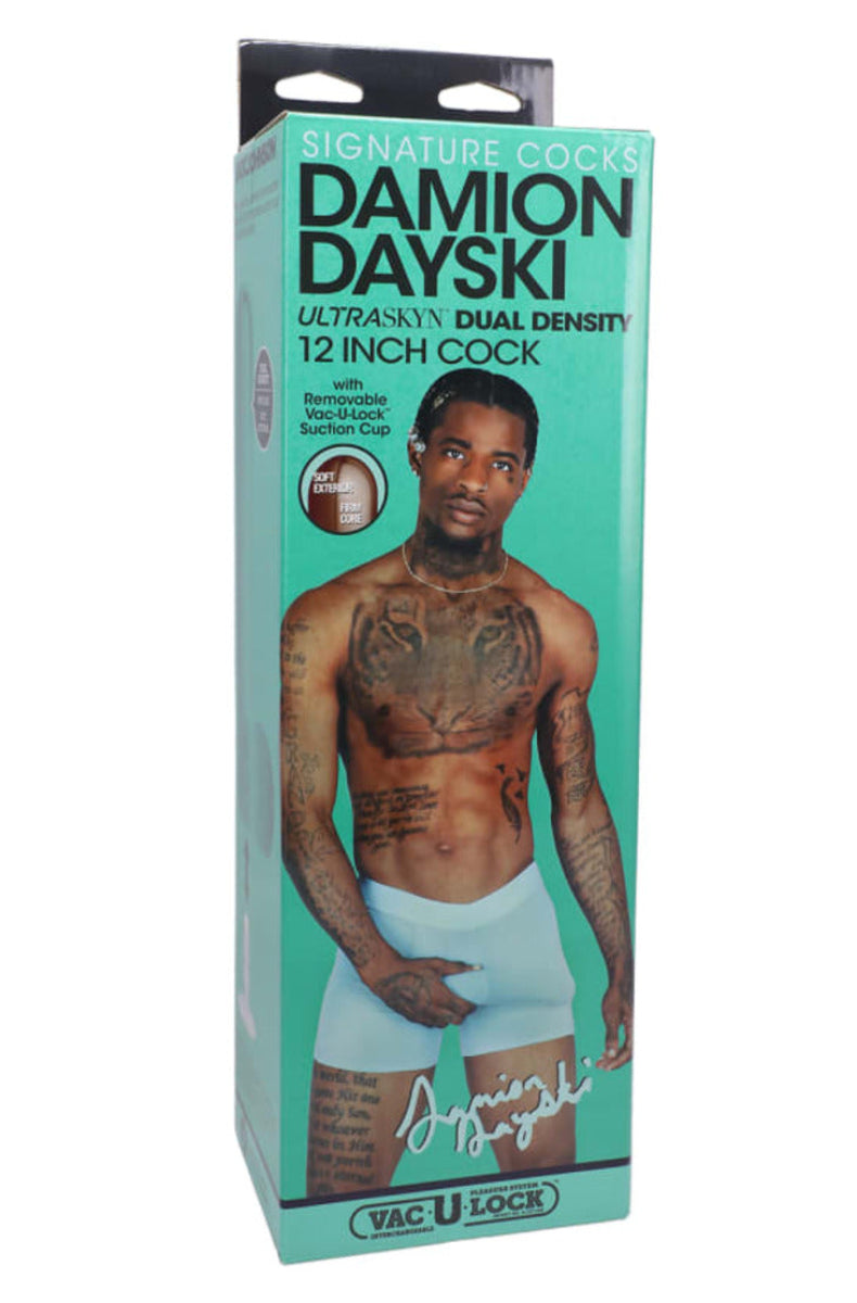 Doc Johnson Signature Cocks Damion Dayski 12 inch dildo retail package