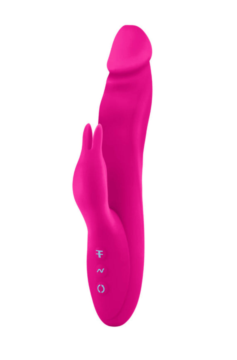 FemmeFunn Vortex Booster Rabbit rotating vibrator in pink