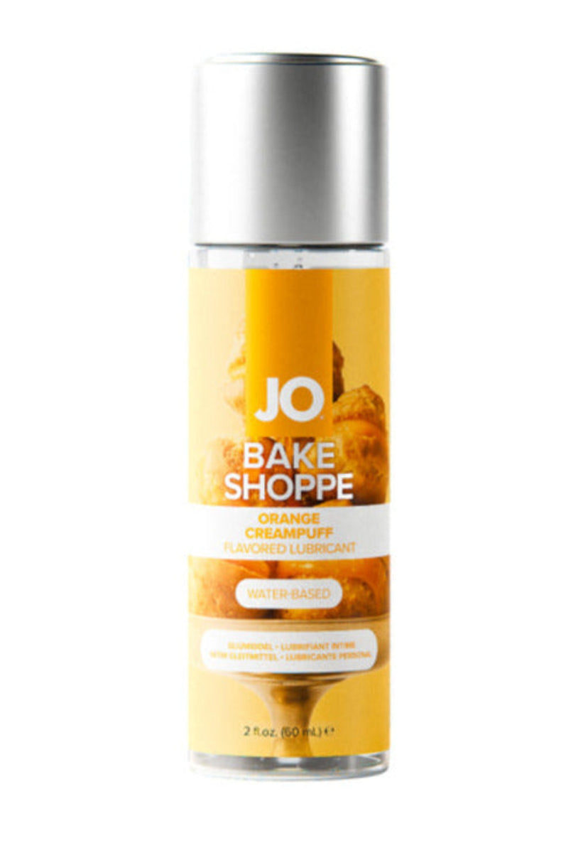 JO Bake Shoppe Orange Creampuff flavored water-based lubricant 2 oz bottle