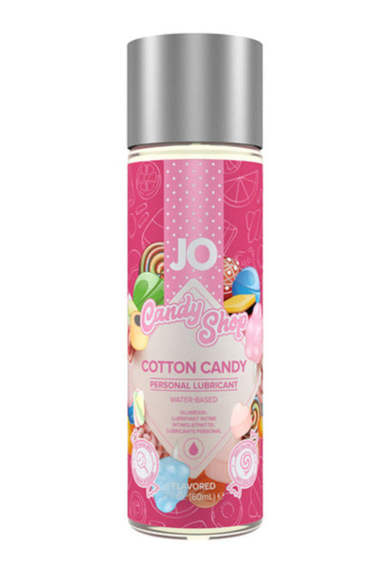 JO Candy Shop Cotton Candy flavored water-based lubricant 2 oz bottle