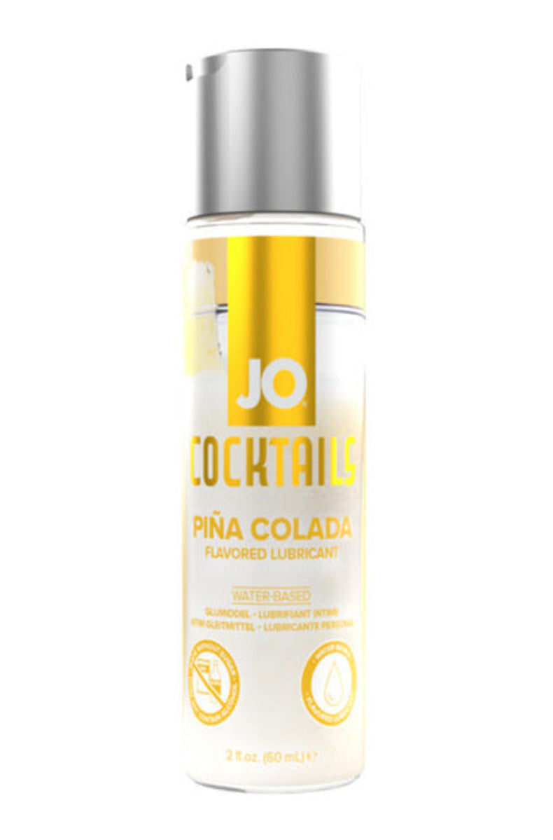 JO Cocktails Pina Colada flavored water-based lubricant 2 oz bottle