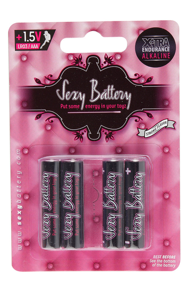 4 Pack AAA Sexy Batteries - thewhiteunicorn
