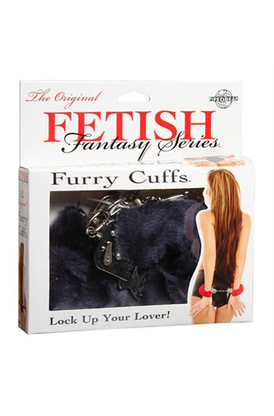 Furry Cuffs in Black - thewhiteunicorn
