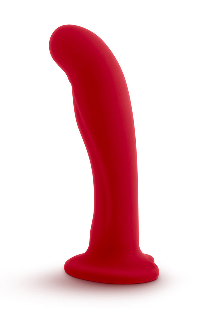Jezebel Slim Silicone Dildo Red | Heart Suction Base | TWU Jezebel Slim Silicone Dildo Red | Heart Suction Base | TWU