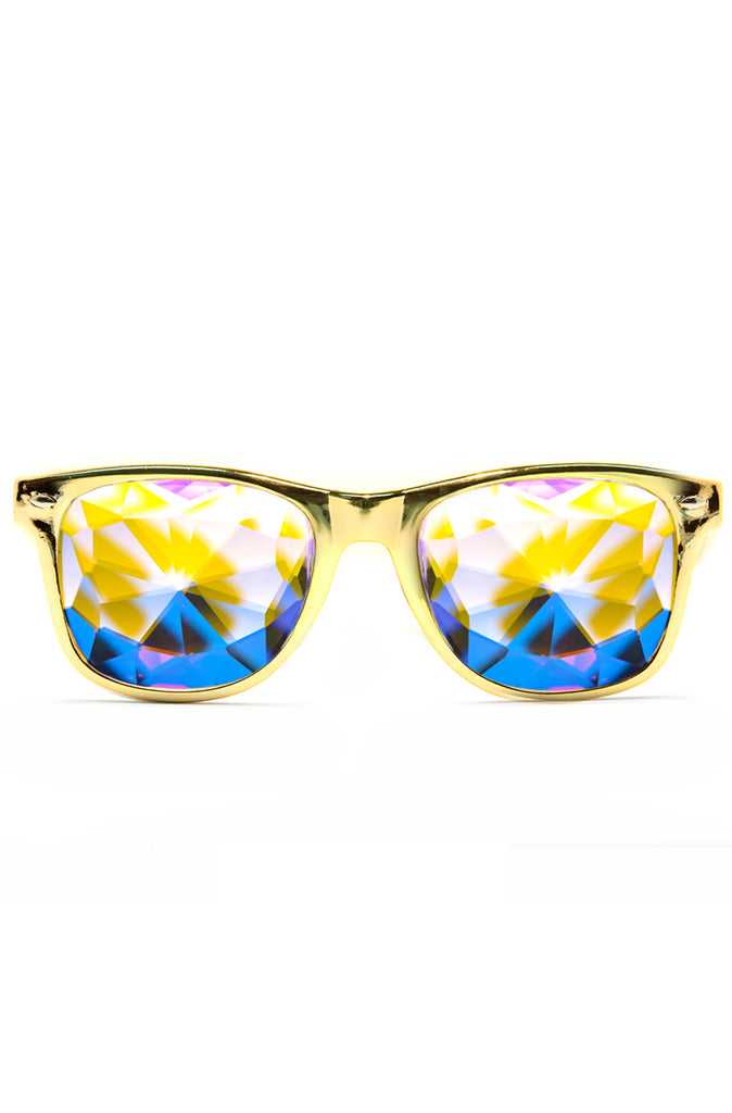 Ultimate Kaleidoscope Glasses in Gold
