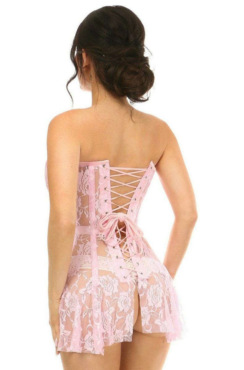 pink corset