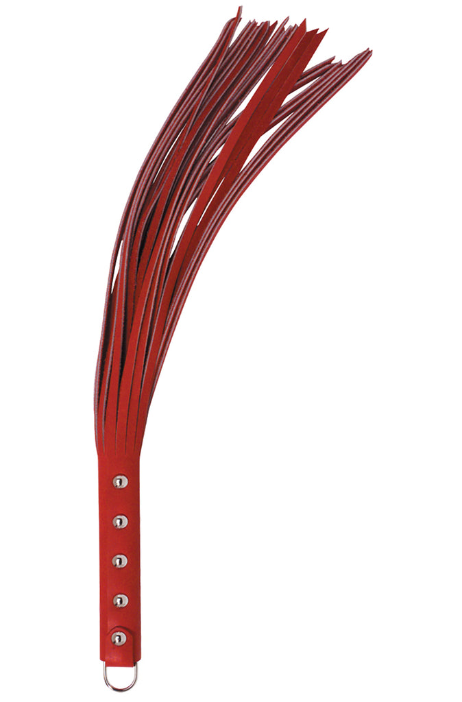 Red Leather Thong Whip