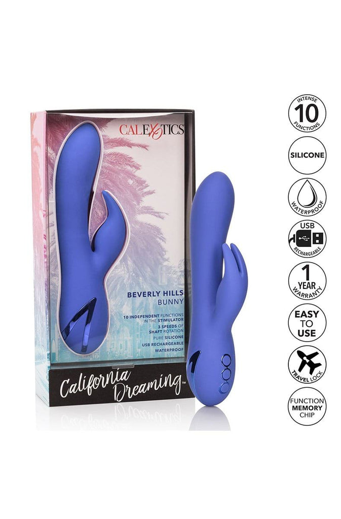 California Dreaming Beverly Hills Bunny Purple Rabbit Style Vibrator