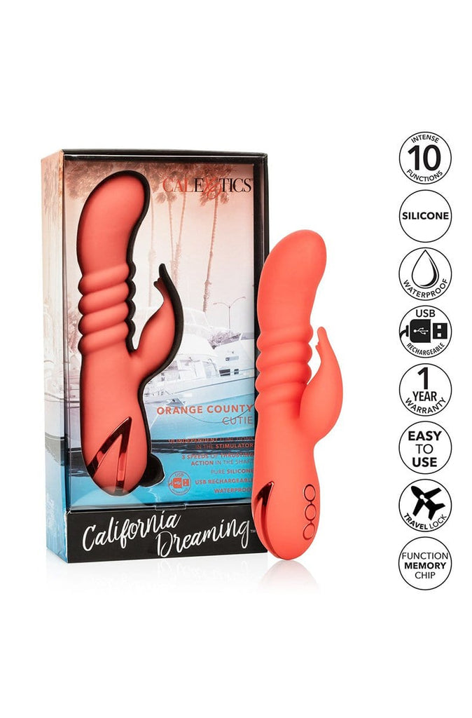 California Dreaming Orange County Cutie Thrusting Rabbit Vibrator