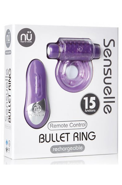 Remote Control Bullet Ring in Purple - thewhiteunicorn
