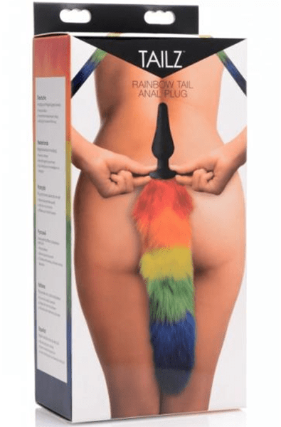 Tailz Rainbow Tail Anal Plug - thewhiteunicorn