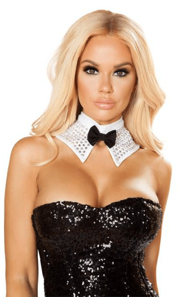Rhinestone Tuxedo Choker