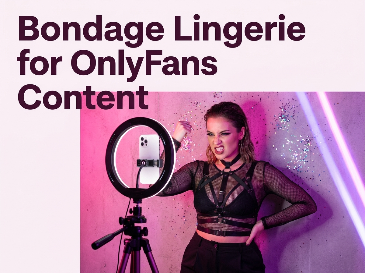 Bondage Lingerie for OnlyFans Content: Outfits, Angles & Lighting