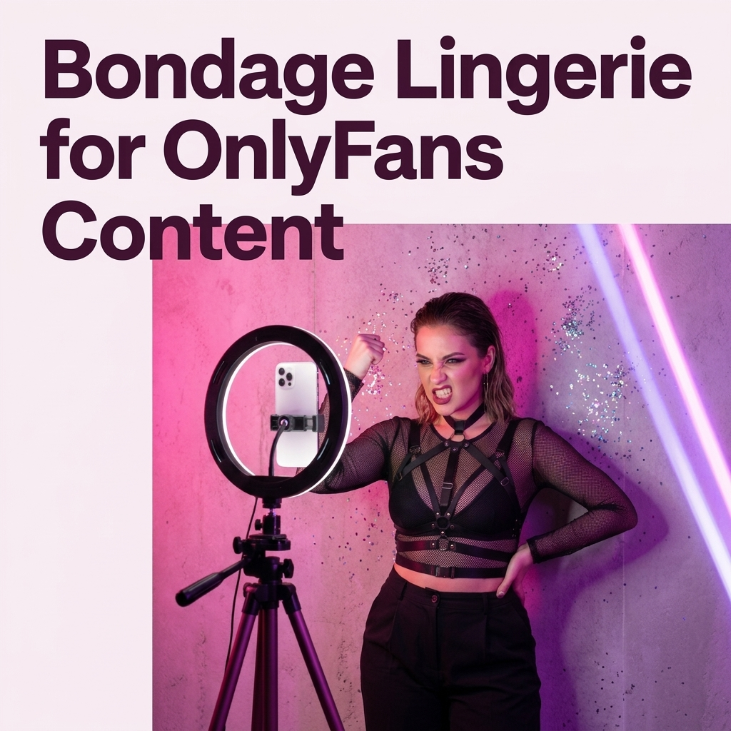 Bondage Lingerie for OnlyFans Content - The White Unicorn