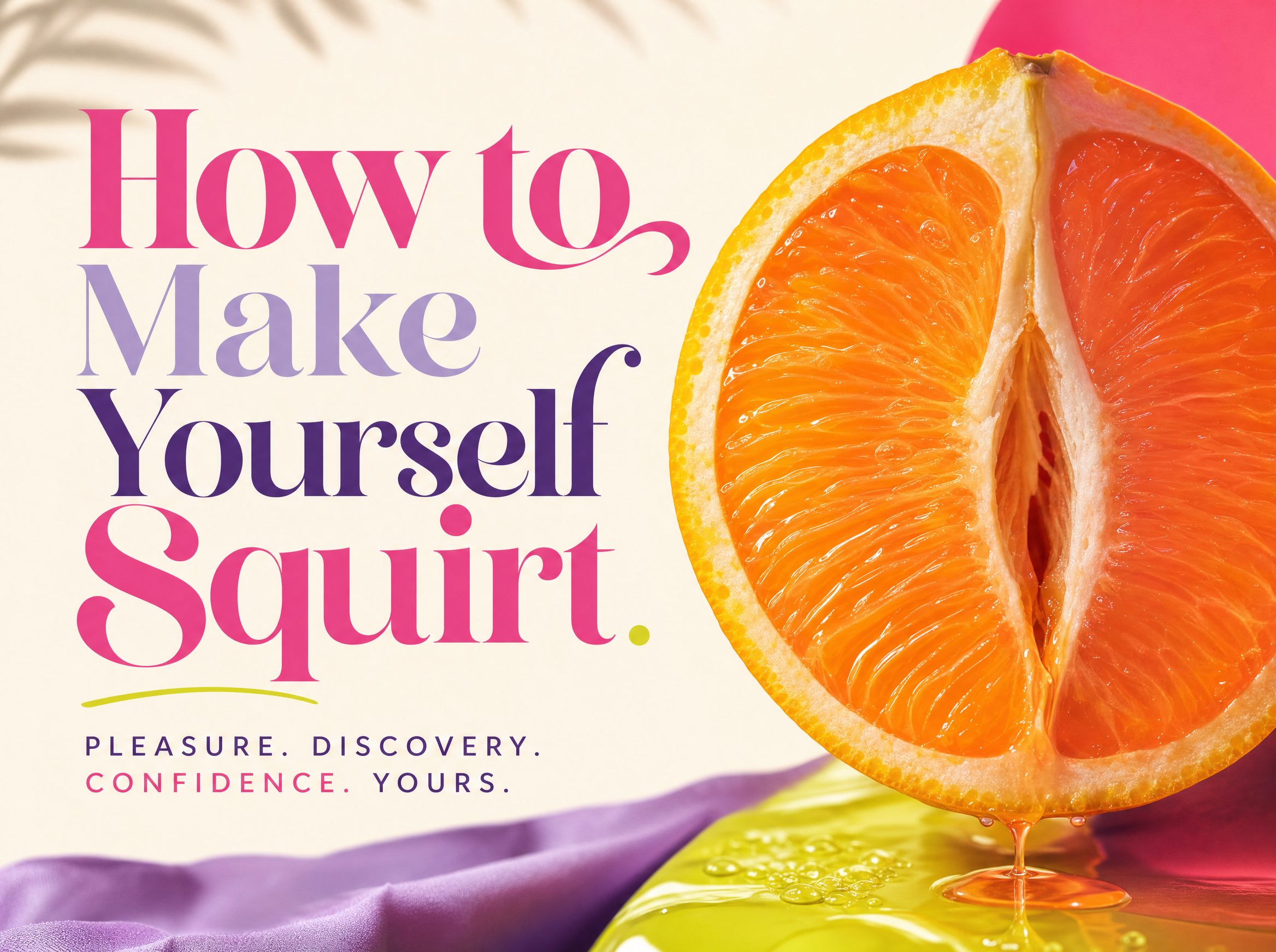 How to make yourself squirt while masturbating
