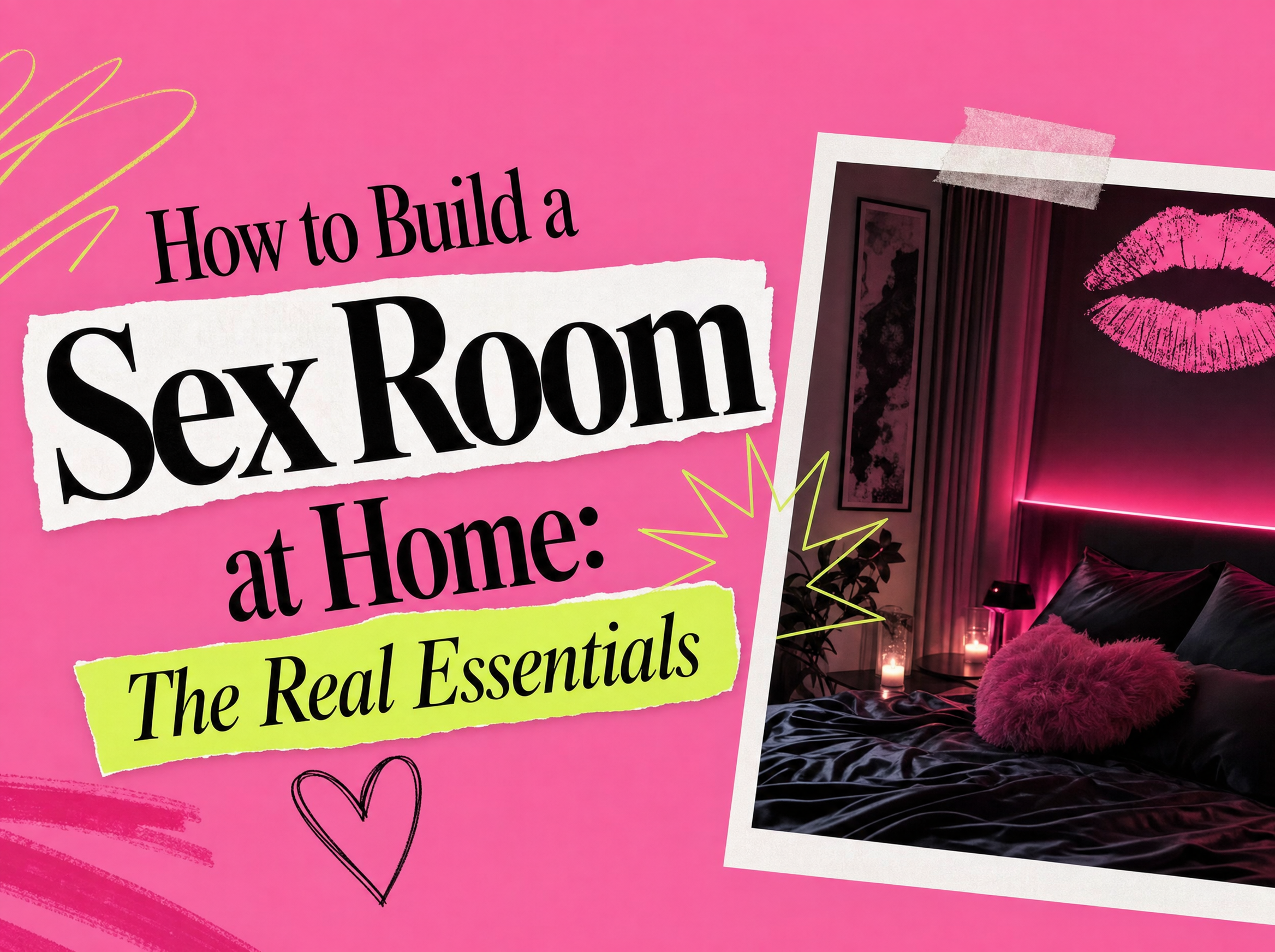 How to build a sex room at home, the real essentials, cover art