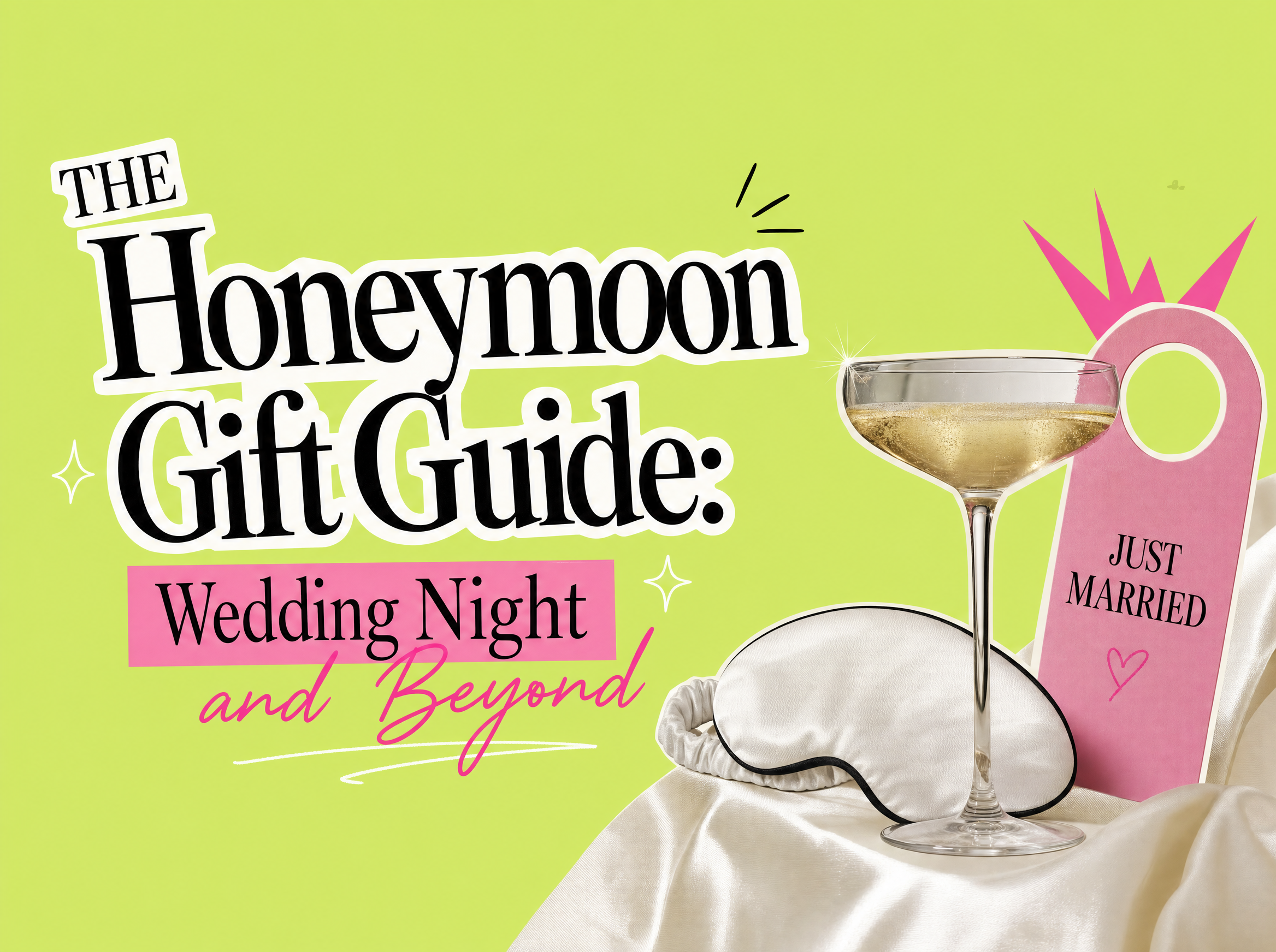 The honeymoon gift guide, editorial cover