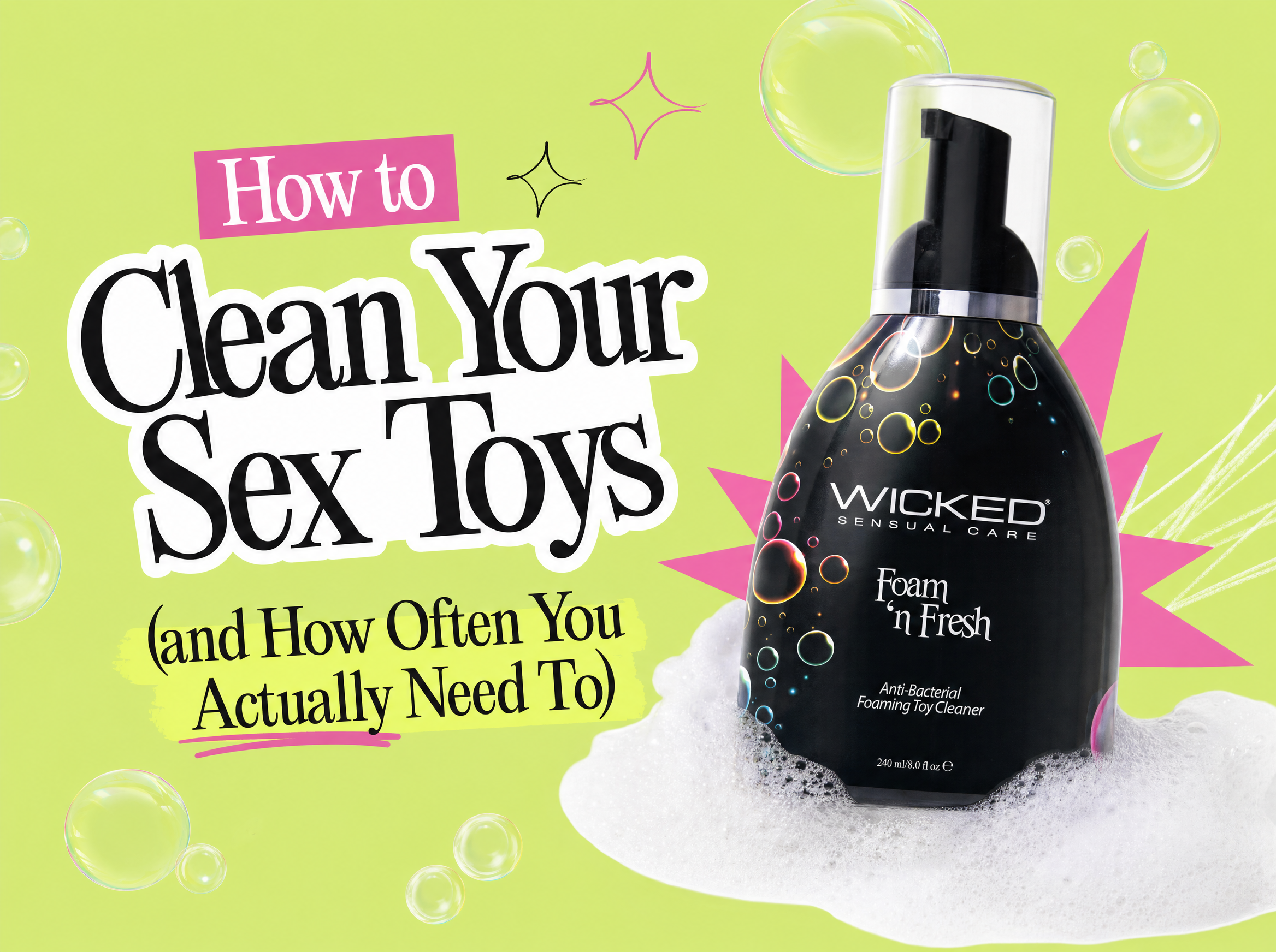 How to clean your sex toys and how often you need to
