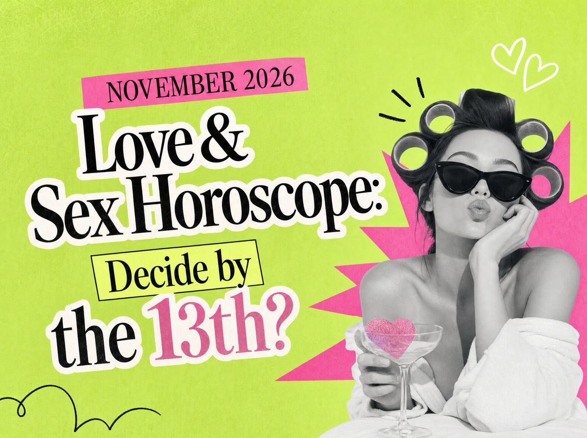 November 2026 love and sex horoscope cover for all twelve zodiac signs