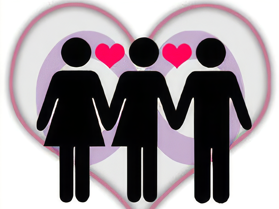 Polyamory love symbol