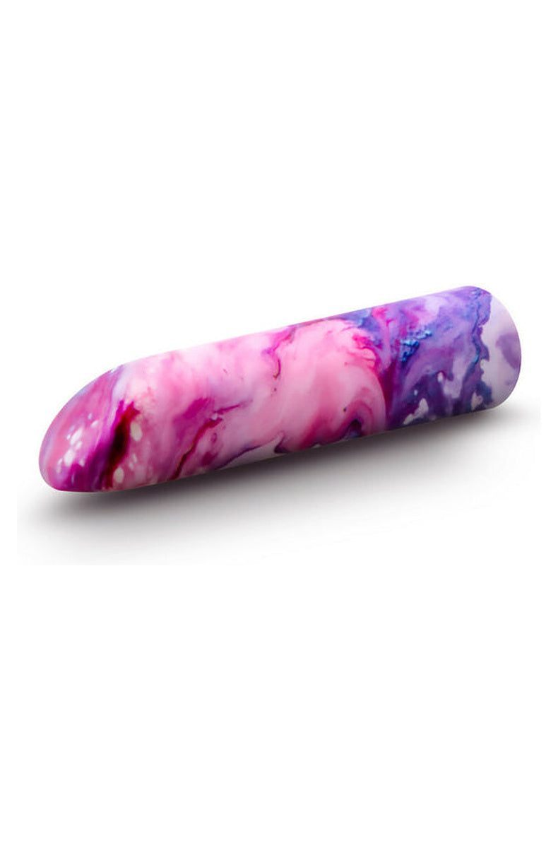 Marbled Entangle power bullet lying flat, showing the swirl pattern along its full length.