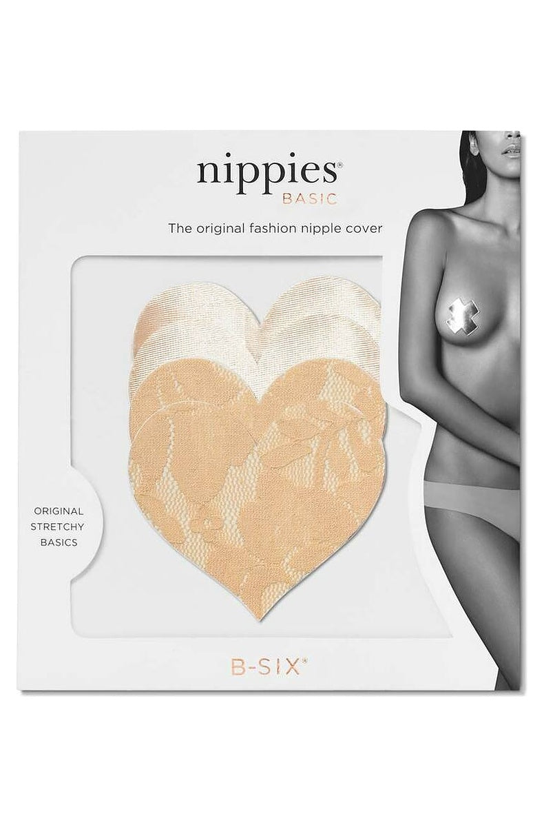 Retail box for the creme heart nipple covers, size B