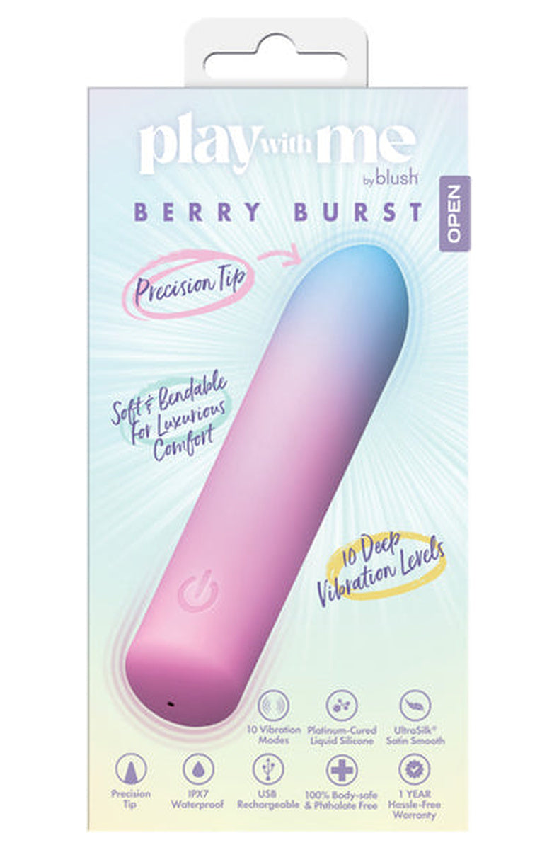 Play With Me Berry Burst Precision Tip Bullet Vibrator