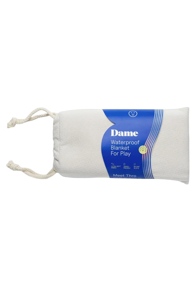 Dame drawstring carry bag the blanket packs into