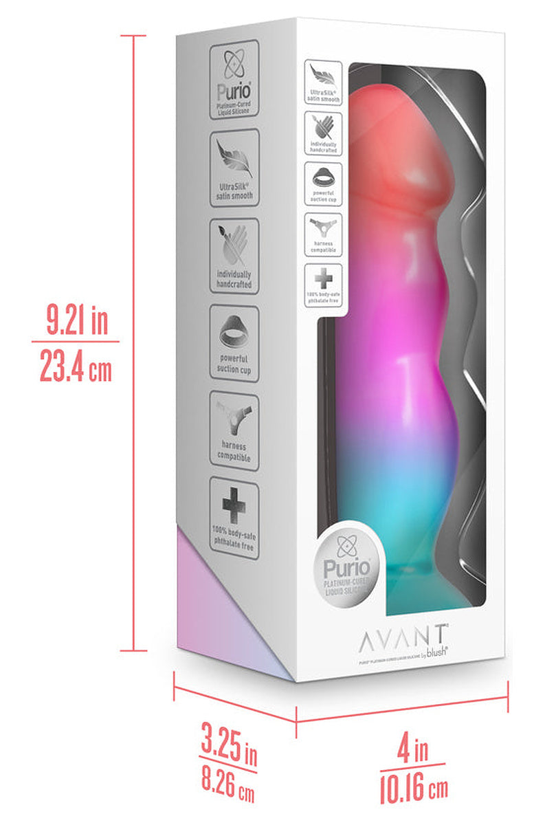 Coral to aqua ombre dildo box dimensions
