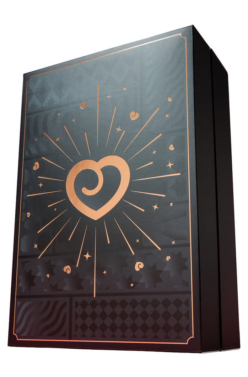 24 day luxury sex toy advent calendar box, angled side view