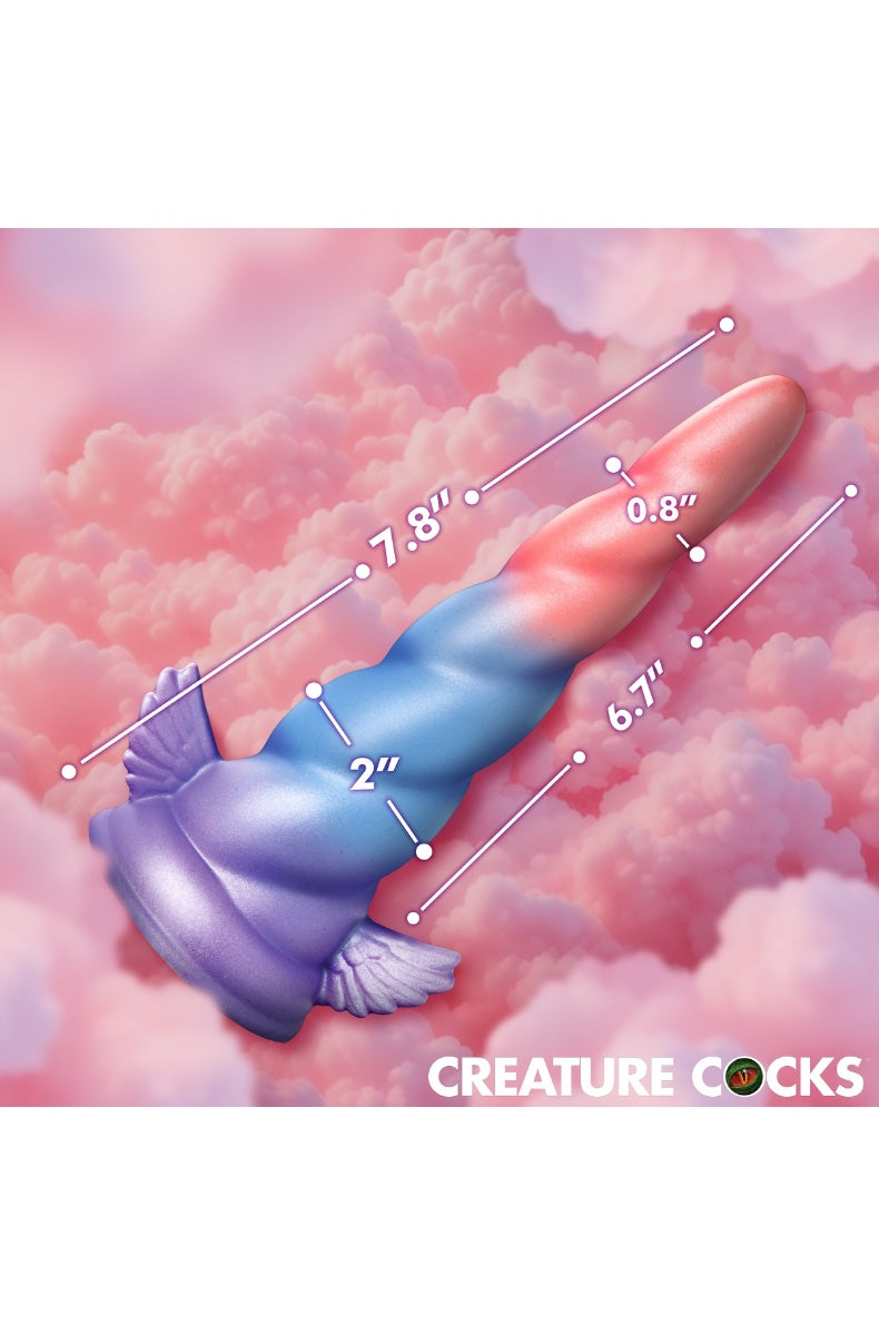 Side view with measurements showing 7.8 inch total length, 6.7 inch insertable length, 2 inch widest diameter, and 0.8 inch tip