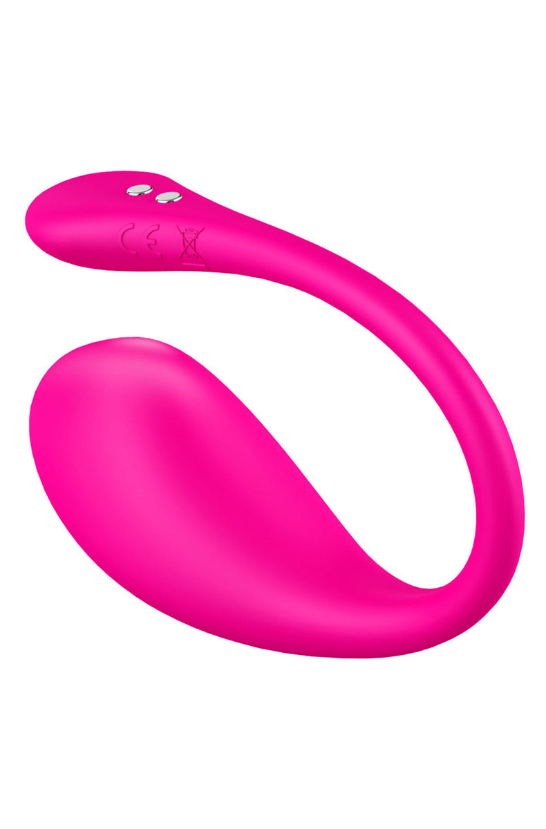 Lovense Lush 3 magnetic charging port shown with the dock connector.