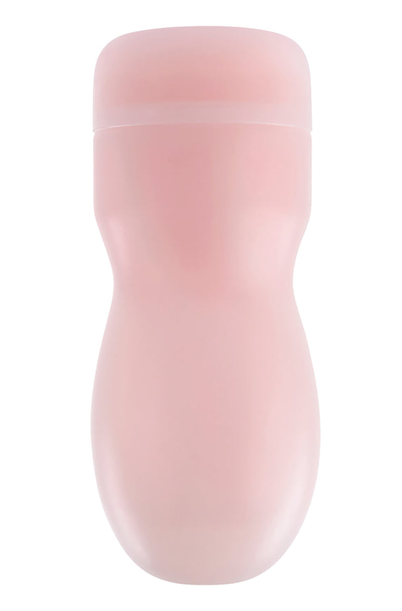 Alternate view of the pop toss squeezable pussy stroker.