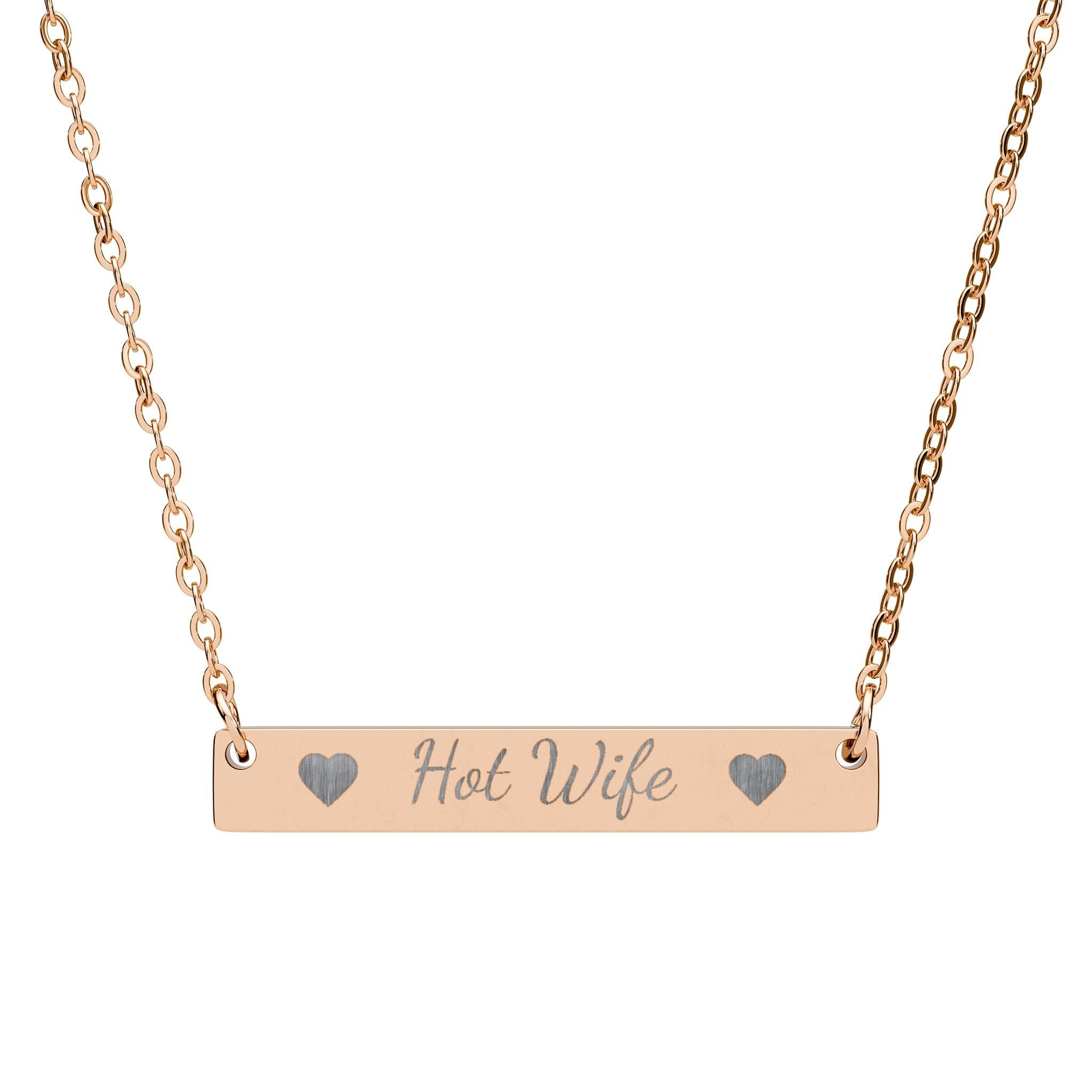 Rose gold necklace with 'choose kindness' pendant on a white background