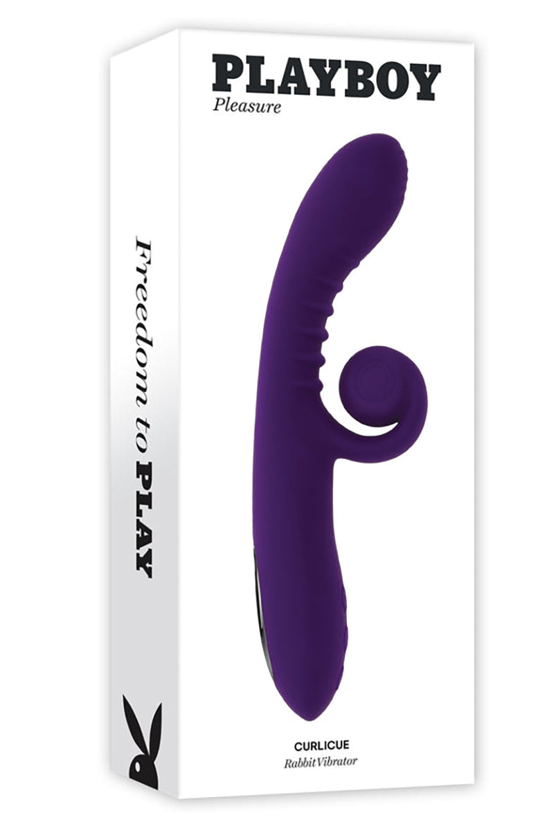 Additional view of playboy snail rabbit vibrator, product photo on white background.