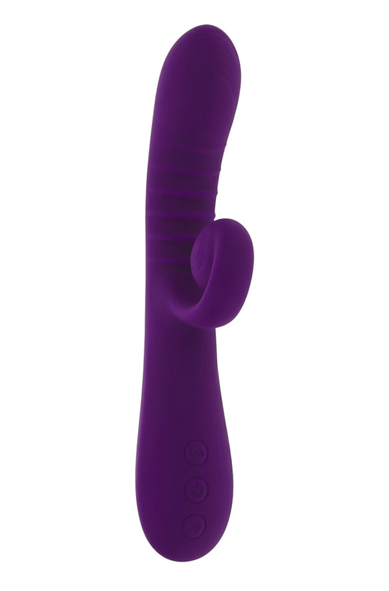 Additional view of playboy snail rabbit vibrator, product photo on white background.