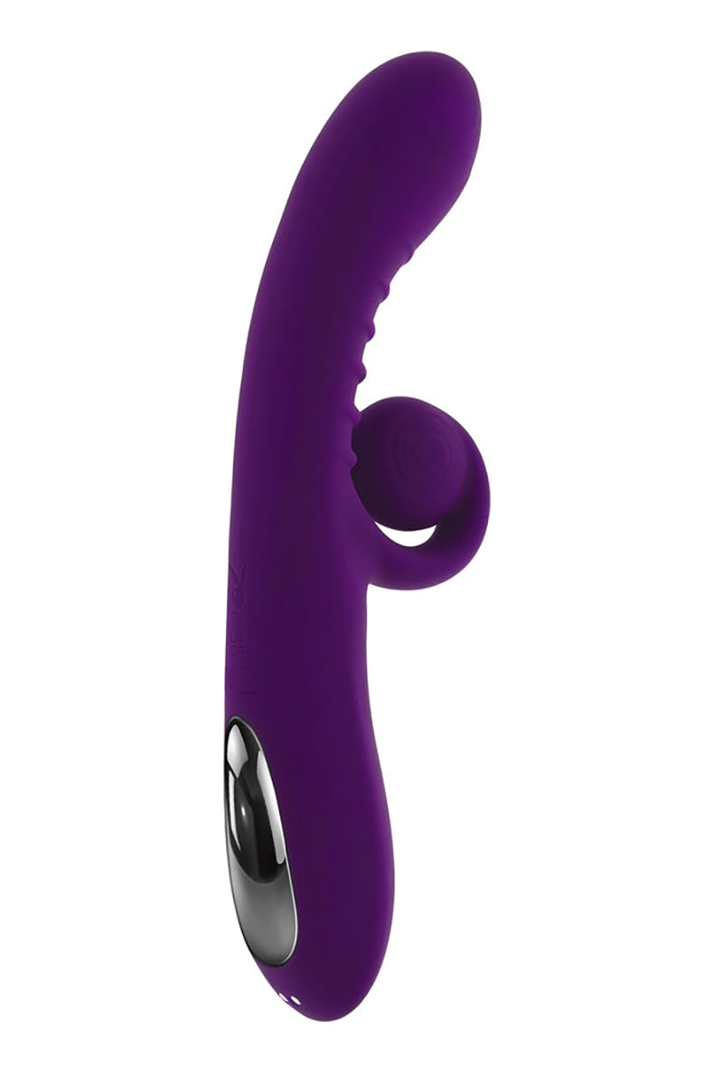 Additional view of playboy snail rabbit vibrator, product photo on white background.