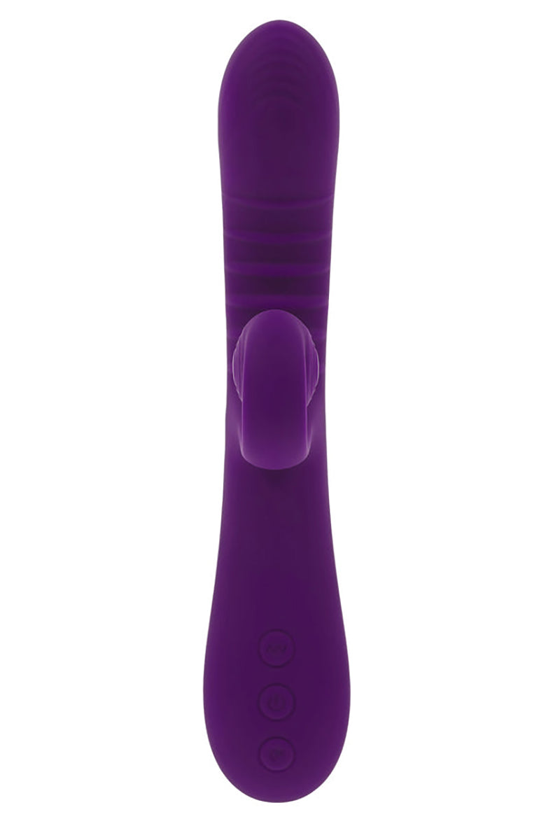 Additional view of playboy snail rabbit vibrator, product photo on white background.