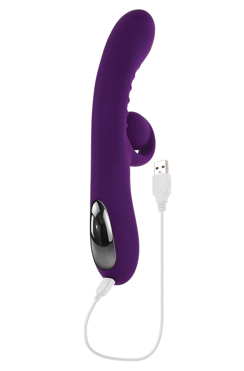 Additional view of playboy snail rabbit vibrator, product photo on white background.