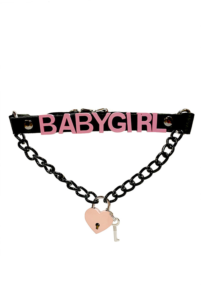 bdsm collar with chain