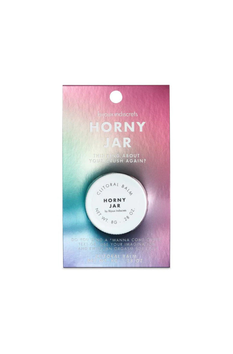 Bijoux Clitherapy Horny Jar warming clitoral balm retail package