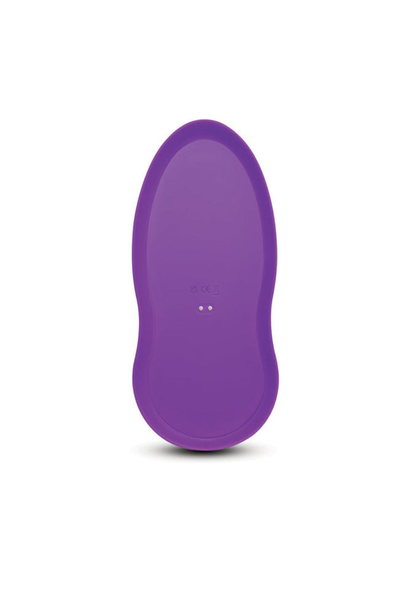 Top view of the Rodeo Rider silicone saddle base showing the control area