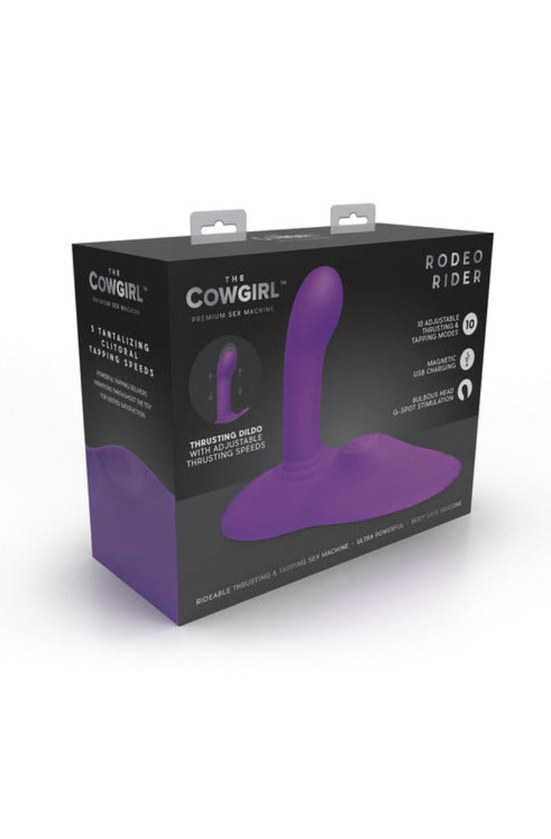 The Cowgirl Rodeo Rider premium sex machine packaging box