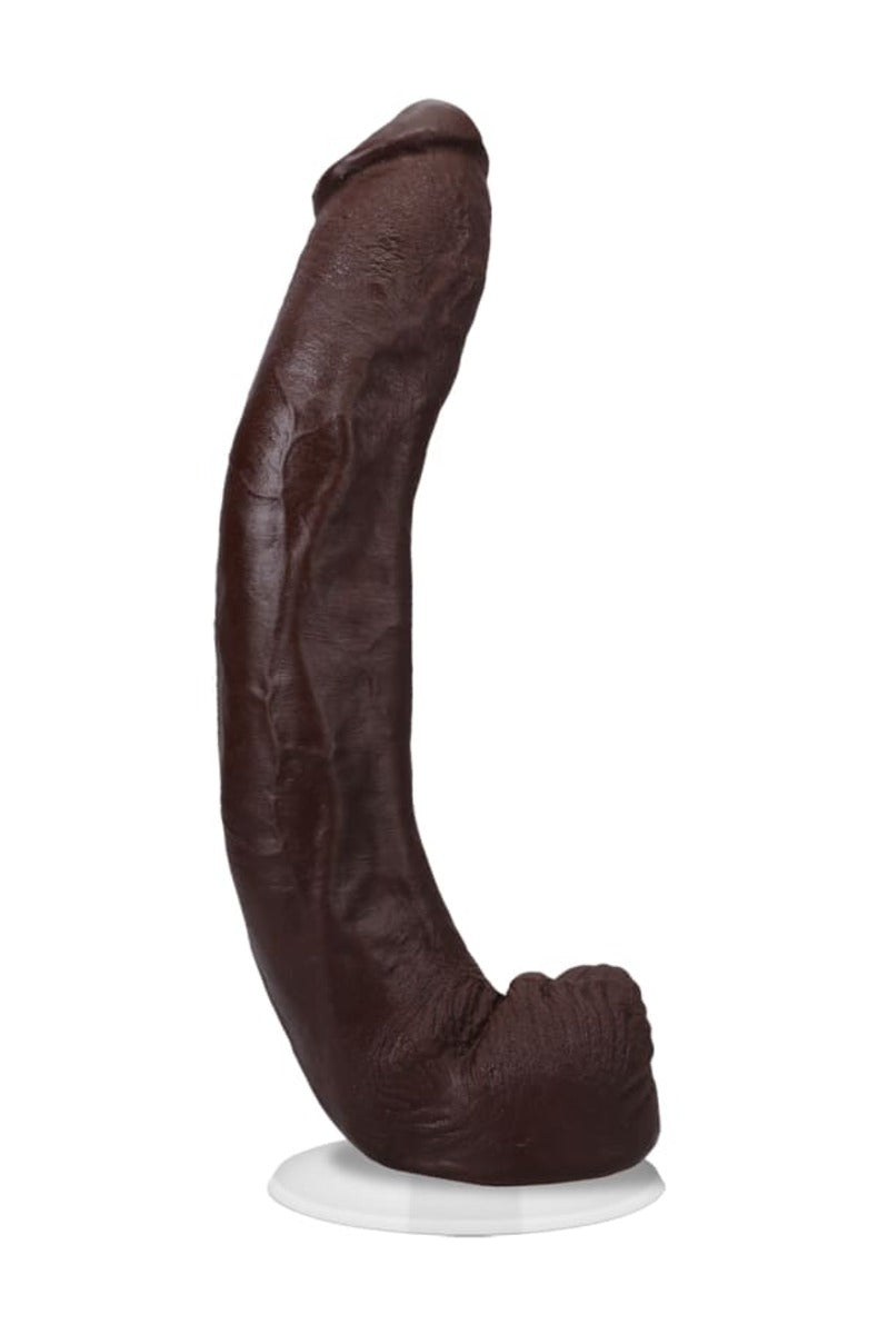 Dredd ULTRASKYN realistic dildo in chocolate with suction cup base