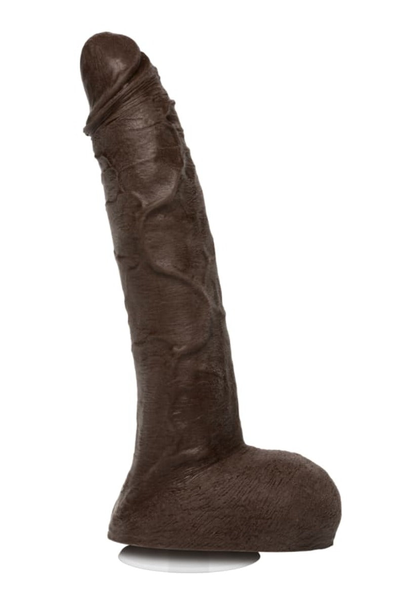 Jason Luv ULTRASKYN realistic dildo in chocolate with suction cup base