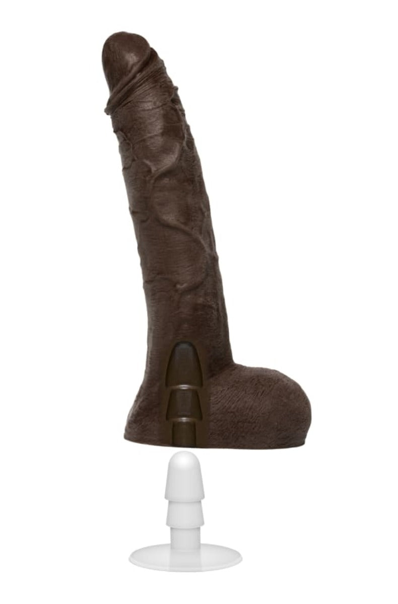 Jason Luv dildo with removable Vac-U-Lock suction cup plug