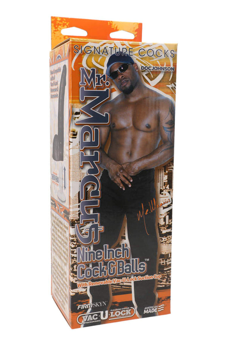 Doc Johnson Signature Cocks Mr. Marcus 9 inch dildo retail package