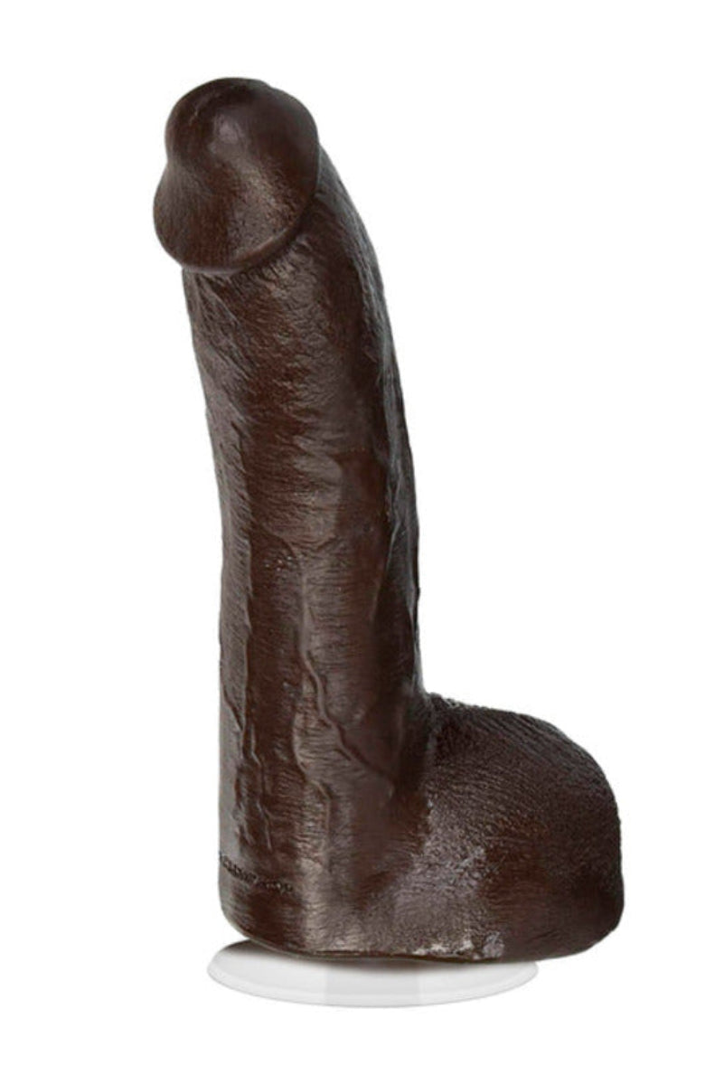Mr. Marcus dildo standing on its suction cup base