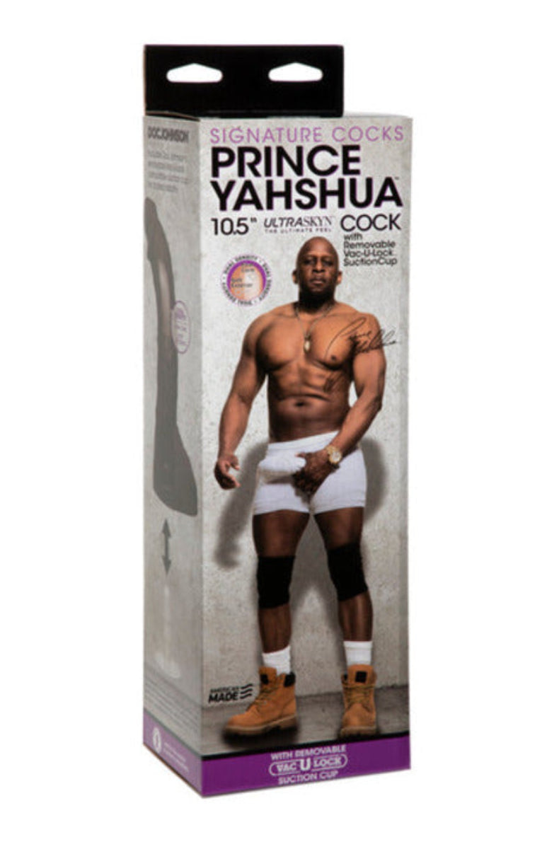 Doc Johnson Signature Cocks Prince Yahshua 10.5 inch dildo retail package